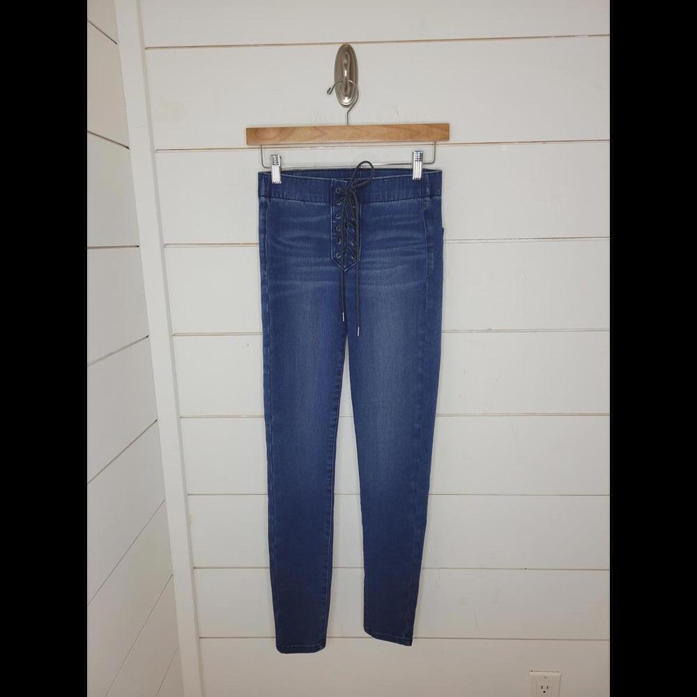American Eagle Outfitters Size 2 Blue Denim Jeggings. Rock Star.